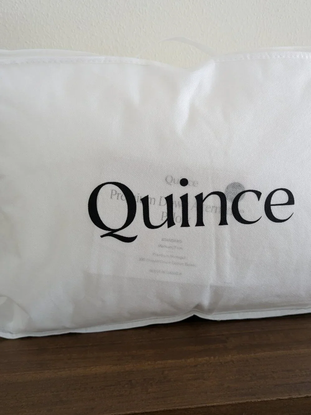 Quince Premium Down Alternative Pillow Standard Medium Firm